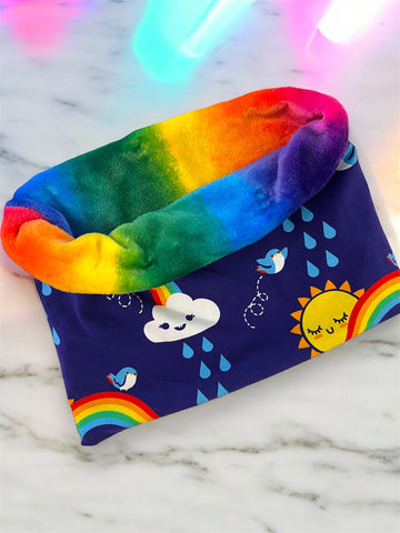 Sunshine and rainbows snood