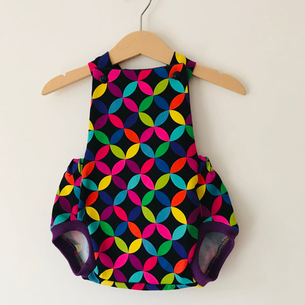 Rainbow circle playsuit